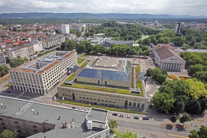 Bird view of STH Karlsruhe